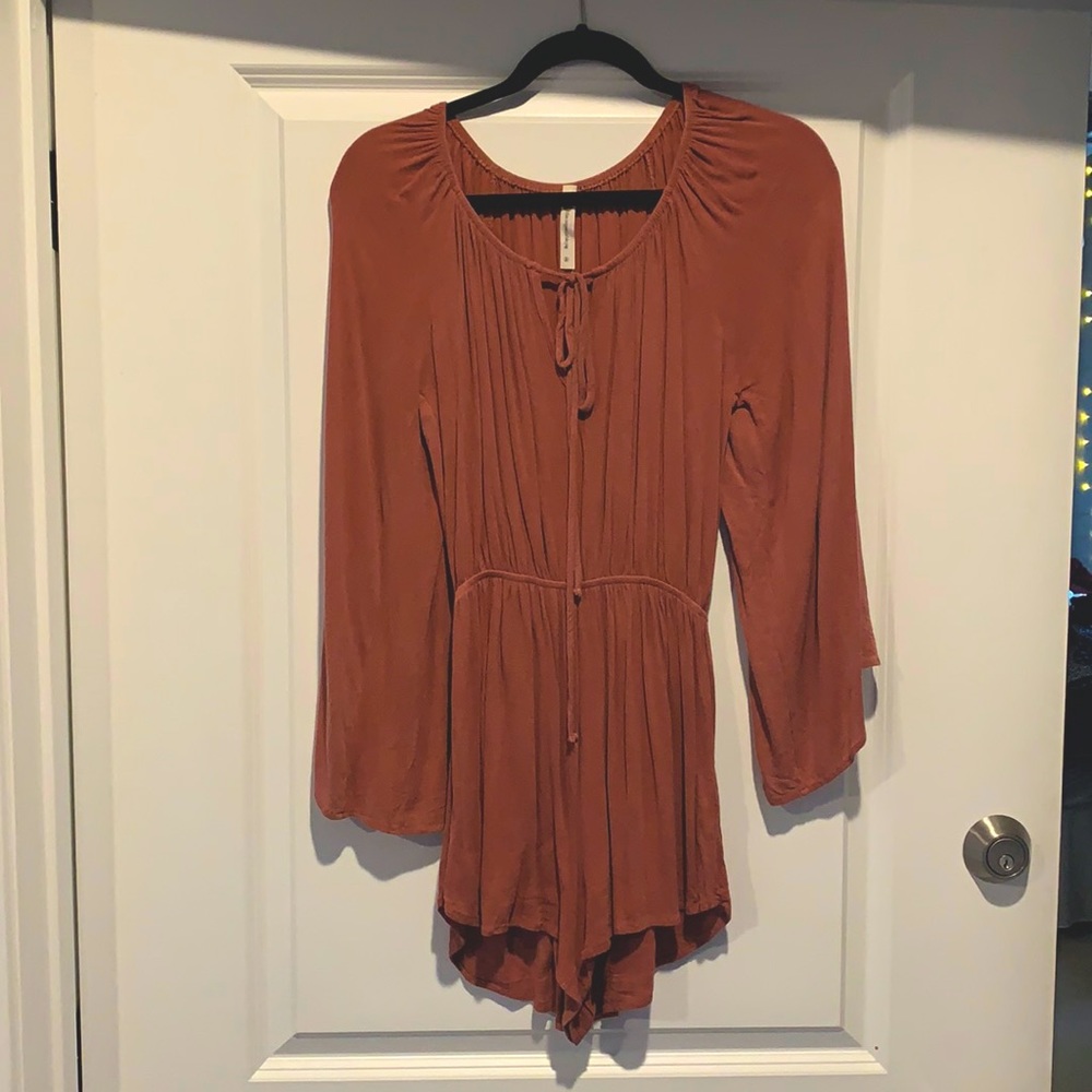 Mauve/Dusty-rose Romper by The Impeccable Pig